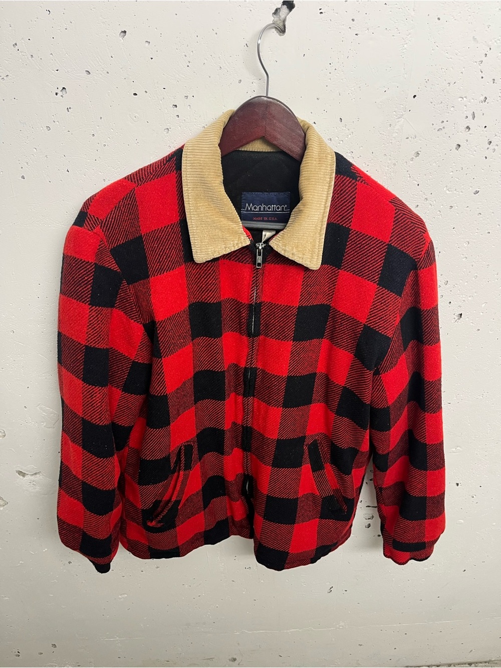 Vintage zip up jacket made in USA